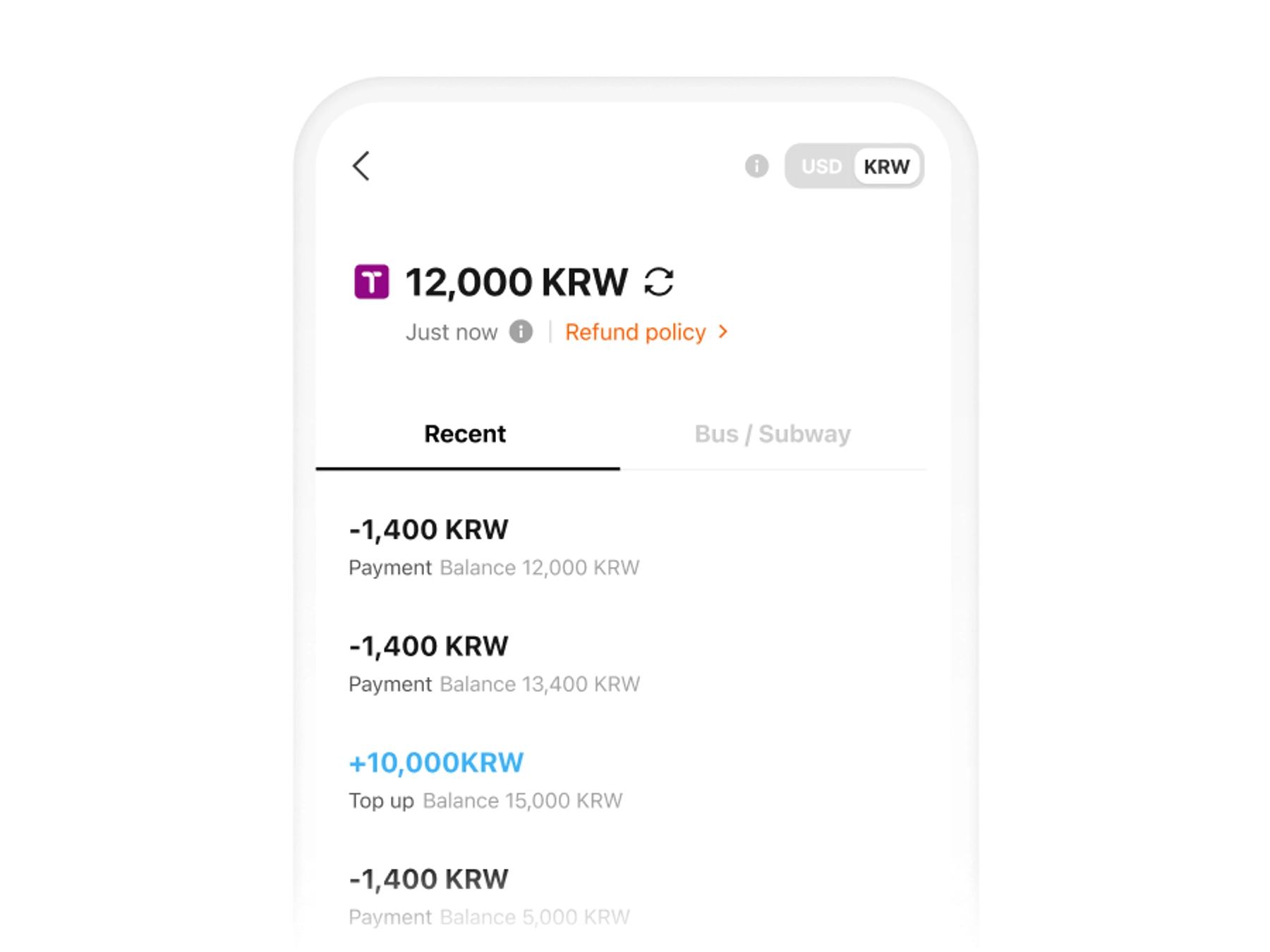WOWPASS app tmoney preview